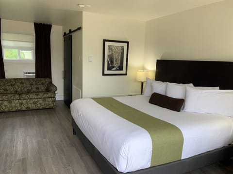 Signature Room, 1 King Bed | Premium bedding, blackout drapes, iron/ironing board, free WiFi