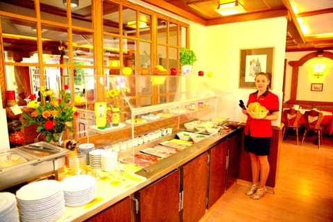 Daily buffet breakfast (EUR 10 per person)