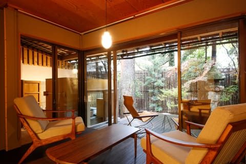 Japanese Executive Room with Tea Room, Private Open Air Bath | In-room safe, iron/ironing board, free WiFi, bed sheets