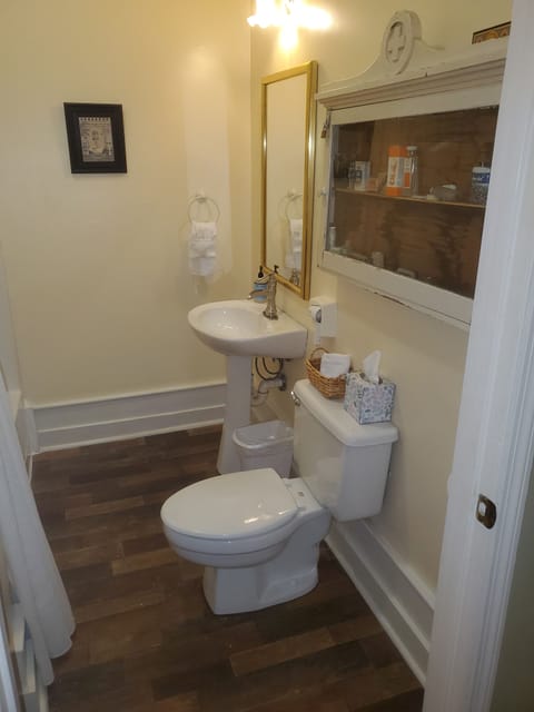 Room (Dr. Hall room) | Bathroom | Combined shower/tub, deep soaking tub, rainfall showerhead