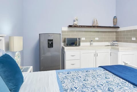 Superior Studio Suite, 1 Queen Bed | Private kitchenette | Cookware/dishes/utensils