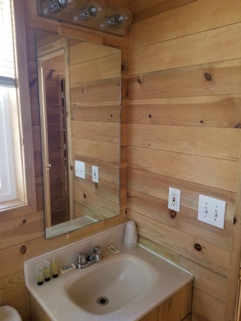 Comfort Cabin, 2 Bedrooms, Kitchenette, Mountain View | Bathroom sink