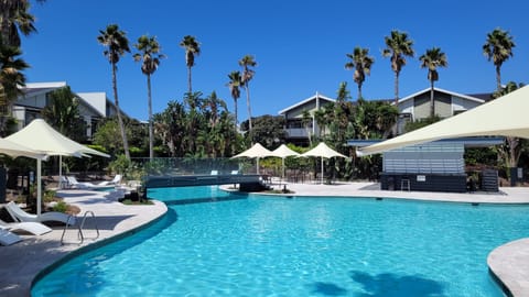 Indoor pool, 2 outdoor pools, pool umbrellas, sun loungers