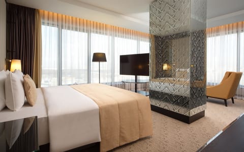 Suite (Ambassador) | Select Comfort beds, minibar, in-room safe, desk