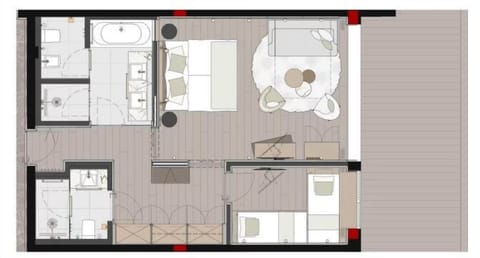 Family Suite | Premium bedding, down comforters, minibar, in-room safe