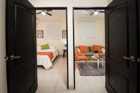 Apartment, 1 Bedroom | 1 bedroom, minibar, blackout drapes, soundproofing