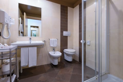 Deluxe Double or Twin Room, Lake View | Bathroom | Shower, free toiletries, hair dryer, bidet