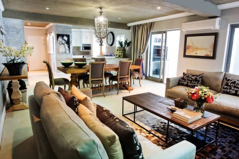 Luxury Apartment, Multiple Beds | Living area | Plasma TV, fireplace