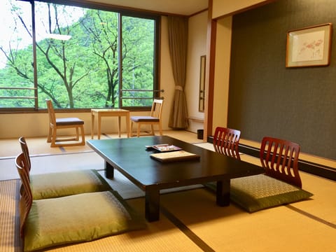 Standard Japanese Style Room, Mountain View Non smoking | In-room safe, desk, laptop workspace, iron/ironing board