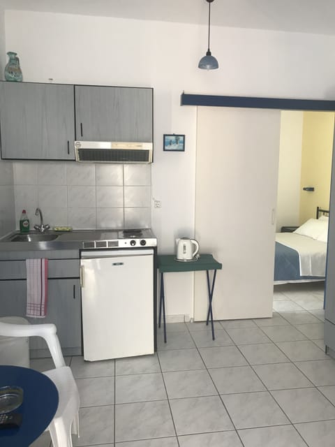 Apartment, 1 Bedroom, Garden View | Private kitchen | Fridge, stovetop, coffee/tea maker, electric kettle