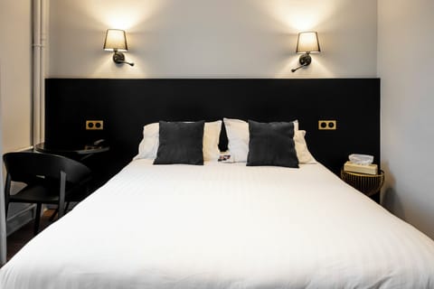 Premium bedding, desk, soundproofing, iron/ironing board