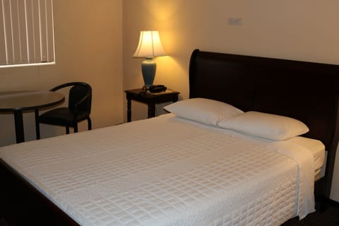 Basic Single Room, 1 Queen Bed (Single Use Only) | Blackout drapes, free WiFi, bed sheets