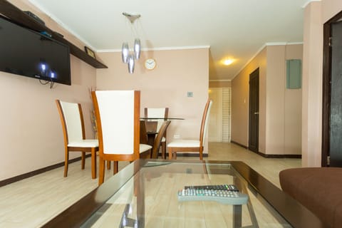 Premium Apartment, 2 Bedrooms, City View, Executive Level | Living area | 50-inch flat-screen TV with cable channels, TV, DVD player