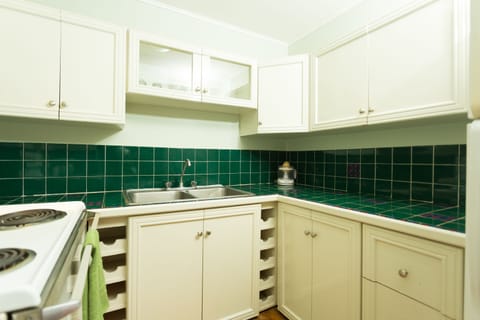 Exclusive Apartment, 1 Bedroom, City View, Executive Level | Private kitchen | Full-size fridge, microwave, oven, stovetop