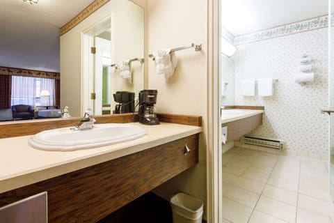 Suite, Multiple Beds, Non Smoking | Bathroom | Free toiletries, hair dryer, towels