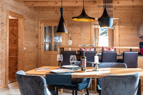 Superior Chalet, 3 Bedrooms, Non Smoking, Hot Tub | Living area | 37-inch flat-screen TV with satellite channels, TV, DVD player