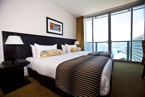 Premium Room, Harbor View | Premium bedding, in-room safe, desk, laptop workspace