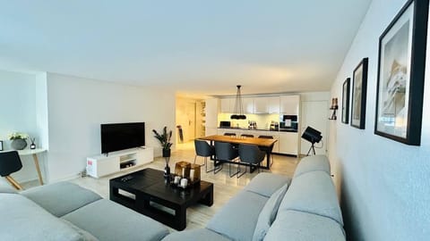 Apartment, 1 Bedroom | Living area | Flat-screen TV