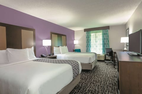 Room, 2 Queen Beds, Non Smoking | Premium bedding, in-room safe, desk, blackout drapes