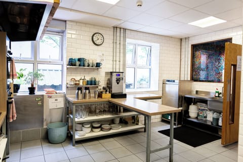 Shared fridge, paper towels