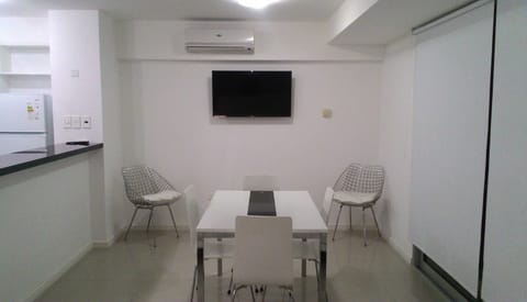 Standard Apartment, 1 Bedroom, Balcony, Poolside | Living room | 32-inch flat-screen TV with cable channels, TV