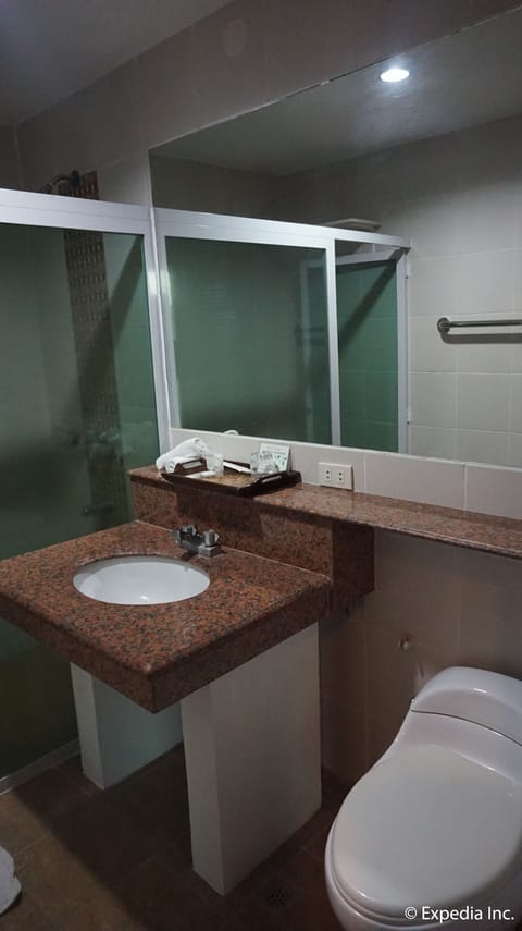 Executive Room | Bathroom | Shower, free toiletries, towels