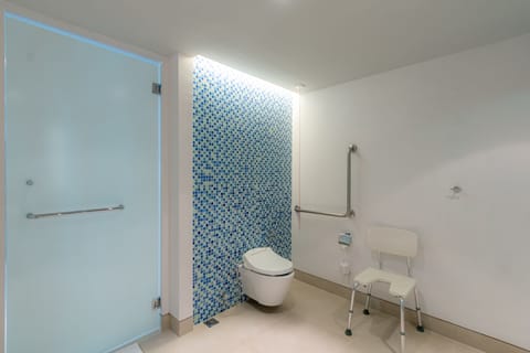 Standard Room, 1 Queen Bed, Accessible | Accessible bathroom
