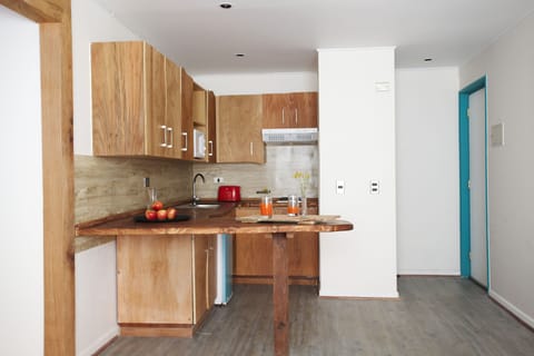 Apartment, 2 Bedrooms | Private kitchen | Full-size fridge, microwave, stovetop, electric kettle