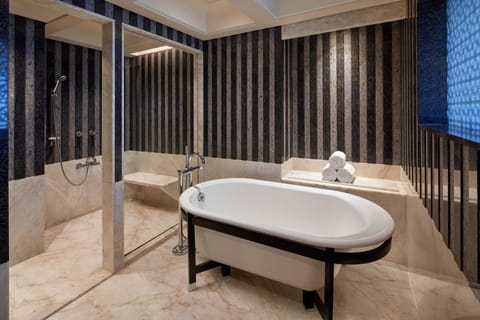 Presidential Suite, 1 Bedroom | Bathroom | Combined shower/tub, deep soaking tub, rainfall showerhead