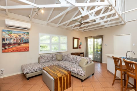 Bungalow, 3 Bedrooms | Living area | LCD TV, iPod dock, first-run movies