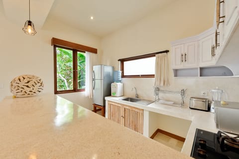 One-Bedroom Villa with Tranquil Garden View | Private kitchen | Fridge, coffee/tea maker, electric kettle