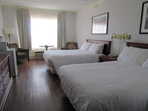 Premium bedding, Select Comfort beds, desk, iron/ironing board