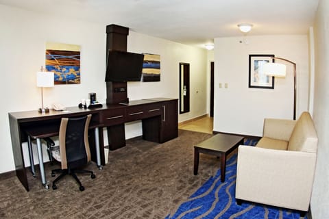 Suite, 1 Bedroom | Living room | Flat-screen TV, iPod dock