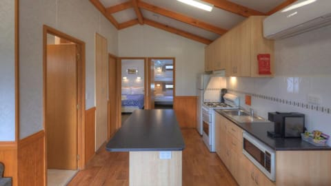 Family Cabin | Private kitchen | Microwave, coffee/tea maker, electric kettle, toaster