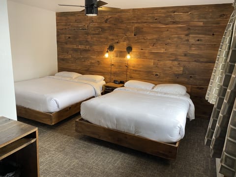 Comfort Room, 2 Queen Beds | Desk, free WiFi, bed sheets