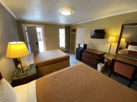 Deluxe Room, 2 Queen Beds | Desk, iron/ironing board, free WiFi, bed sheets