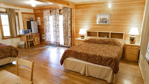 Standard Room, 2 Queen Beds (Room 1) | Free WiFi, bed sheets