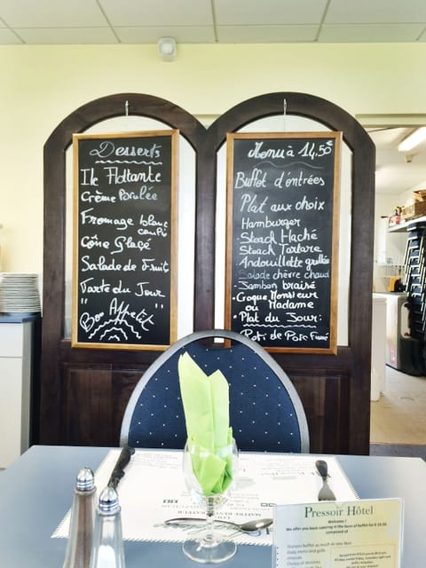 Dinner served, French cuisine