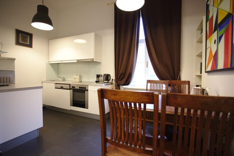 Comfort-Apartment "FRANZL" | Private kitchen | Full-size fridge, microwave, oven, stovetop