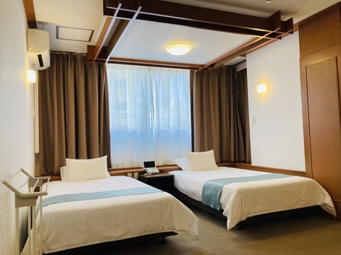 Japanese Western with 2 Semi-Double Beds, Non-Smoking | Blackout drapes, iron/ironing board, free WiFi, bed sheets