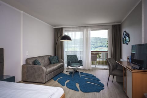 Deluxe Double Room with Balcony and Lake view | View from room