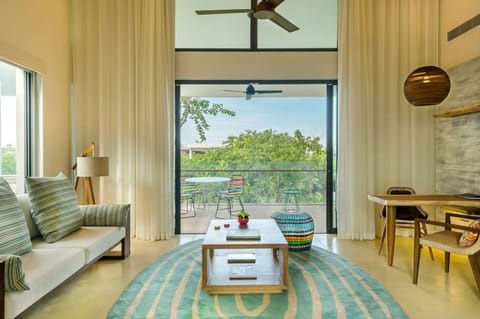 Suite, Lagoon View | Premium bedding, free minibar items, in-room safe, iron/ironing board