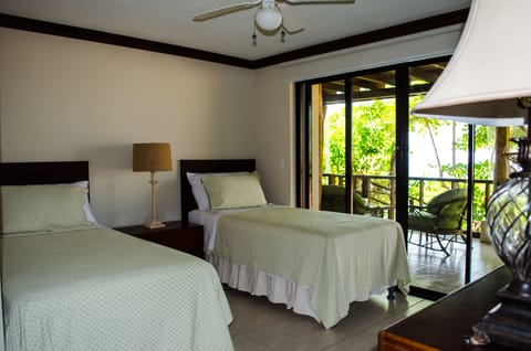 Luxury Villa, 2 Bedrooms, Terrace, Ocean View | Premium bedding, in-room safe, blackout drapes, iron/ironing board