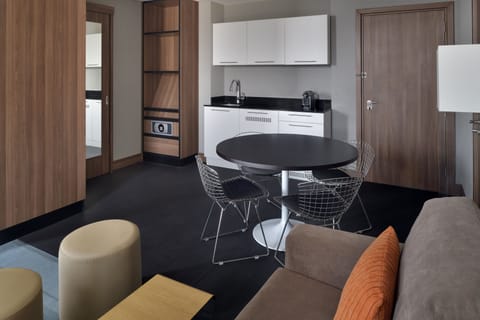 aloft, Suite, 1 King Bed | Private kitchen | Fridge, electric kettle