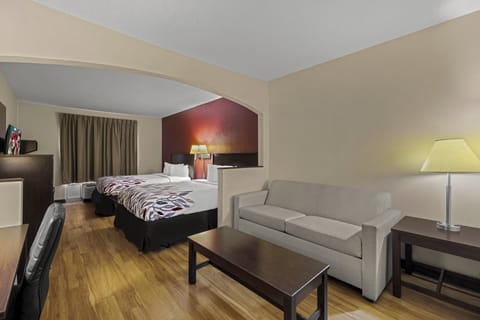 Suite, 2 Queen Beds, Non Smoking | Premium bedding, desk, blackout drapes, soundproofing