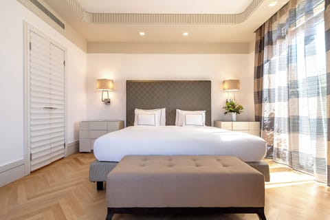 Grand Suite with Terrace and Spa Access | Premium bedding, down comforters, pillowtop beds, minibar