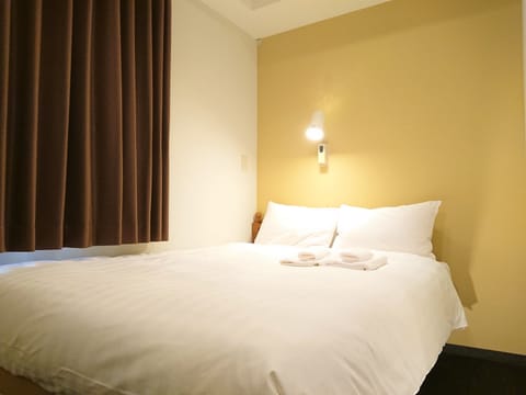 Semi-double Room, Non Smoking | Down comforters, desk, blackout drapes, free WiFi