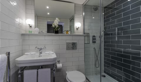 Free toiletries, hair dryer, towels