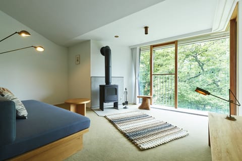 Deluxe Double Room with Shower and Wood Stove, Non Smoking | In-room safe, desk, blackout drapes, soundproofing