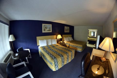 Standard Single Room, 2 Queen Beds | Desk, free WiFi, bed sheets